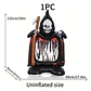 Decoración Halloween De Globo Inflable La Muerte Calavera - Miniatura 3