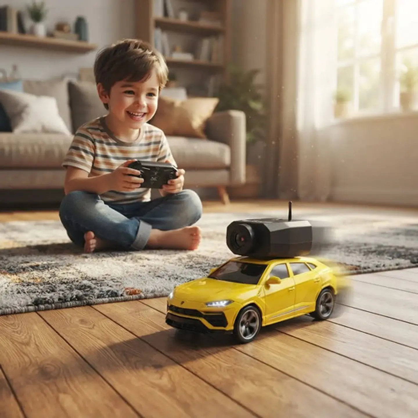 Mini Auto Rc Infantil Perfect 1:64 Con Cámara 4