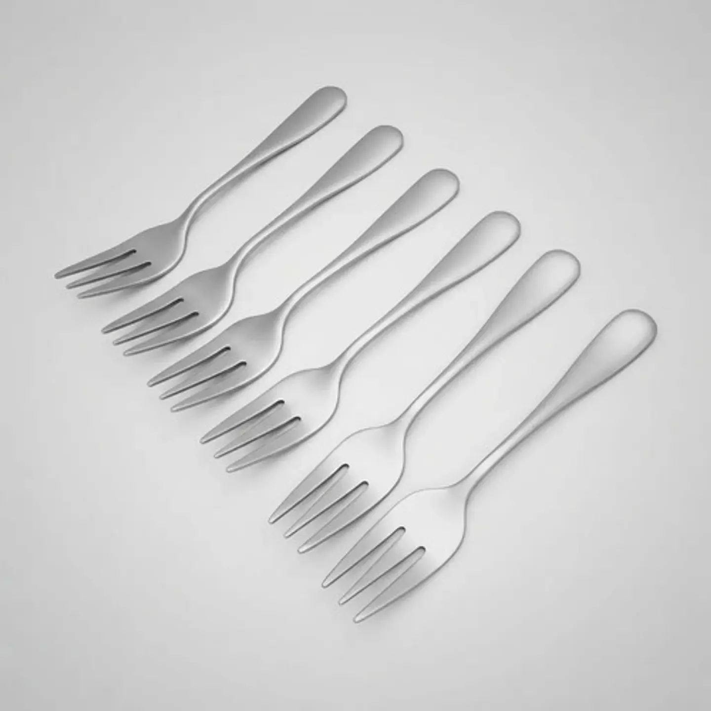 Tenedor De Postre Ponque Sobremesa Pequeño Acero Grueso 5