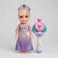 Muñeca Princesa Elsa Vestido Morado Varita Mágica Sonidos - Miniatura 1