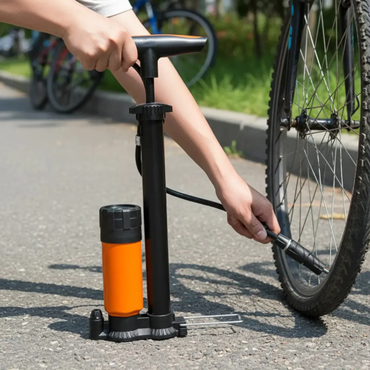 Inflador Bomba Calibrador De Aire Con Manometro 160psi 1
