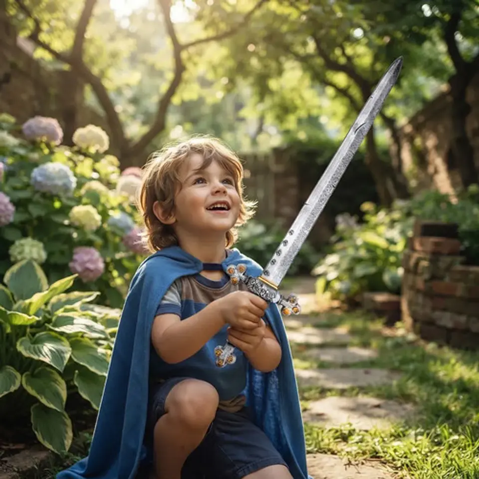 Espada Guerrero Medieval De Juguete En Plástico Para Niños 1