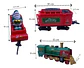 Tren Navideño Luces Sonidos Vapor 2 Vagones Arbol Carga Usb - Miniatura 2