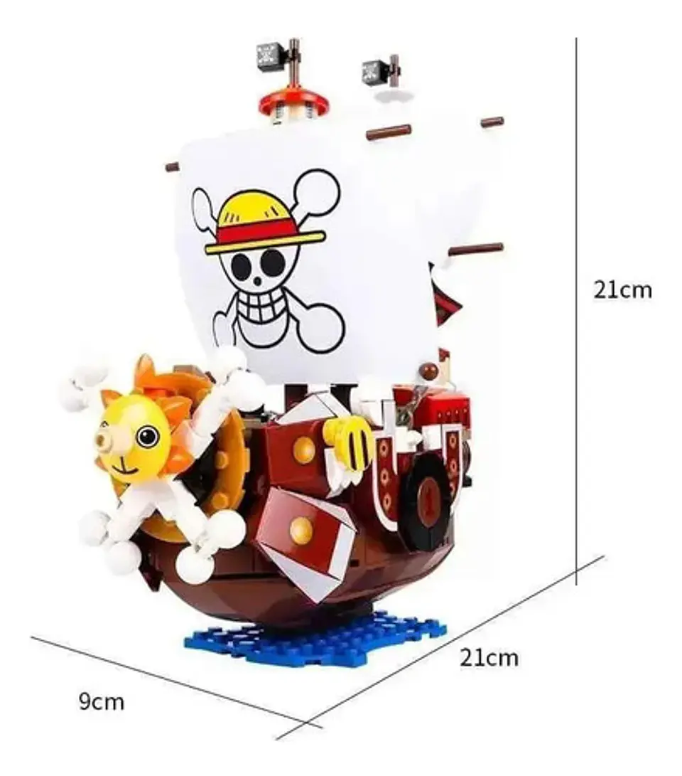 Barco One Piece Armable Thousand Sunny Barco Luffy Bloques 2