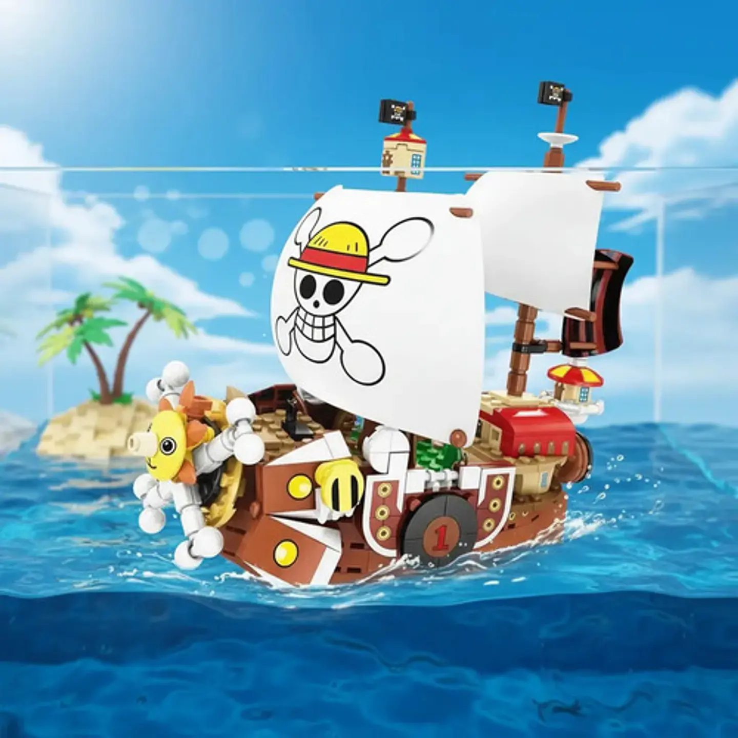 Barco One Piece Armable Thousand Sunny Barco Luffy Bloques 7