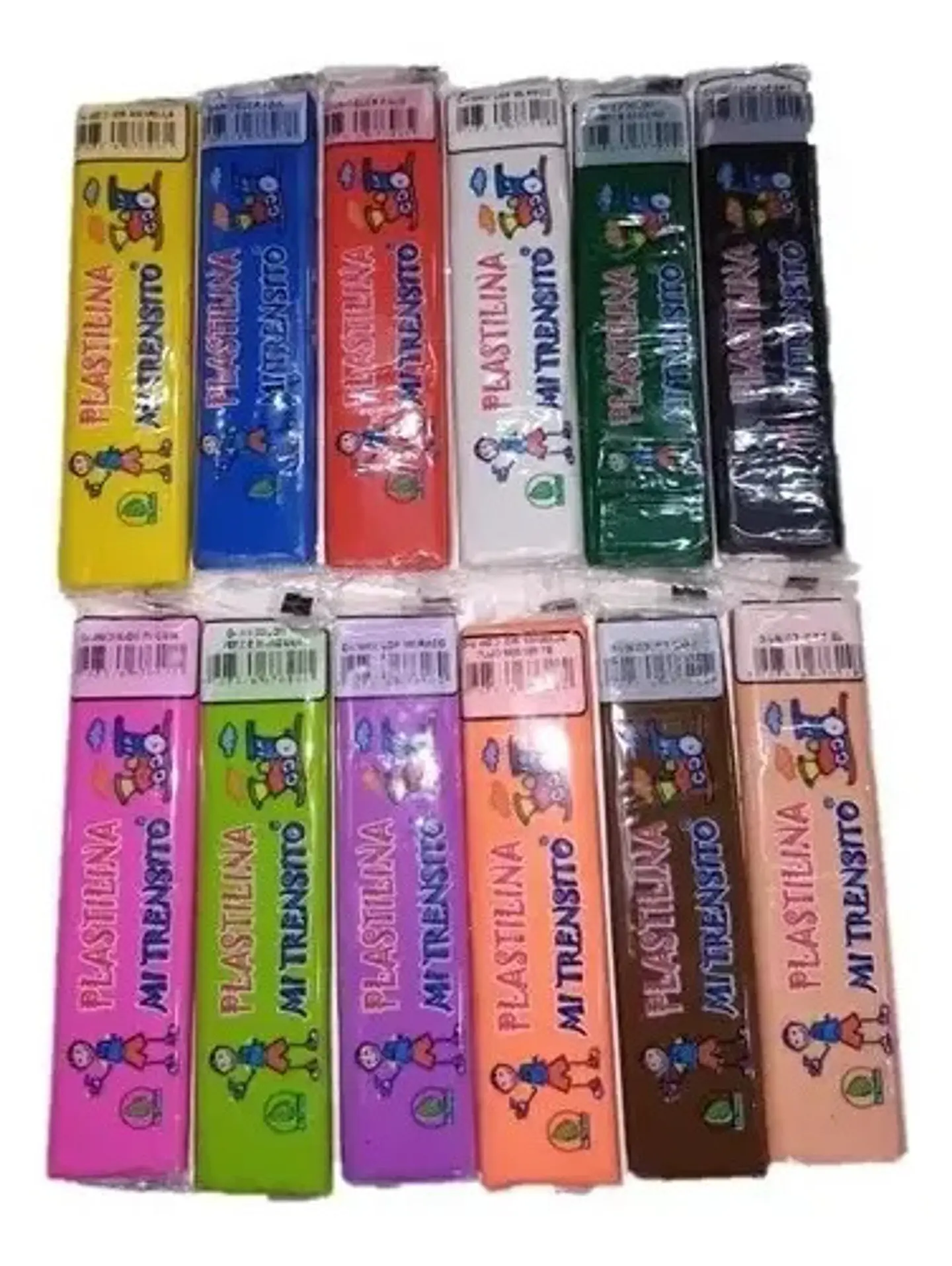 Plastilina En Barra Mi Trensito Surtida  X 12 Unidades Surtida 2