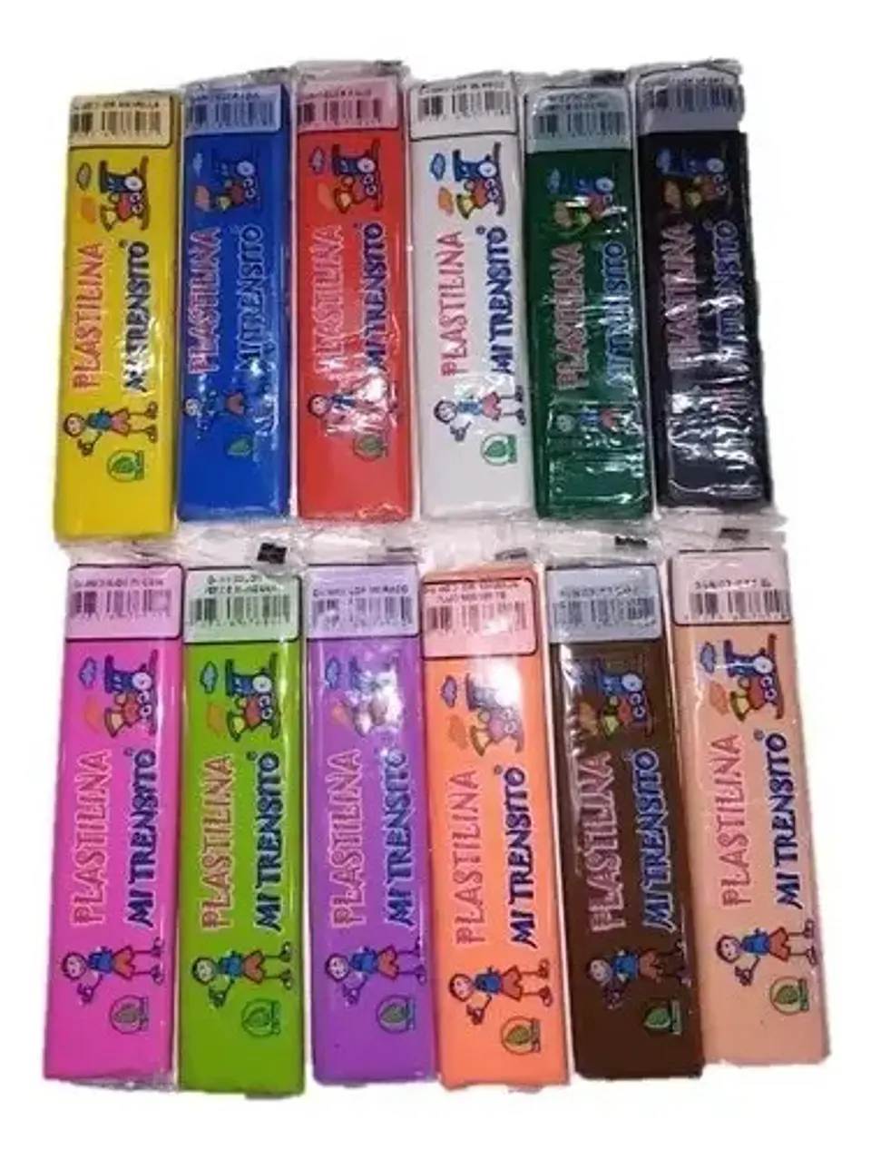 Plastilina En Barra Mi Trensito Surtida  X 12 Unidades Surtida 2