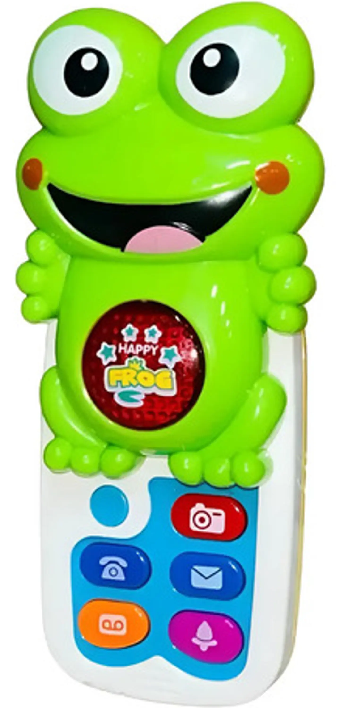Teléfono De Juguete Rana Frog Sonidos Con Botones De Colores 1