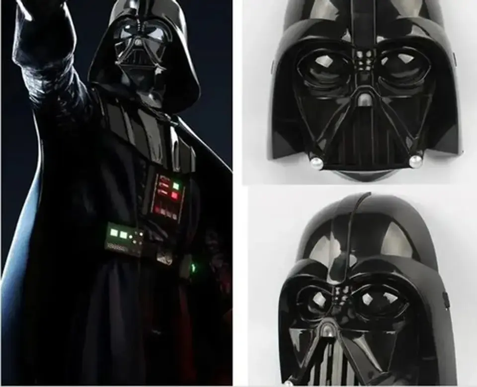 Mascara Darth Vader Star Wars Guerra De La Galaxia Halloween 4