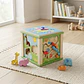 Cubo De Actividades De Madera Con Laberinto De Cuentas Y Ába - Miniatura 2