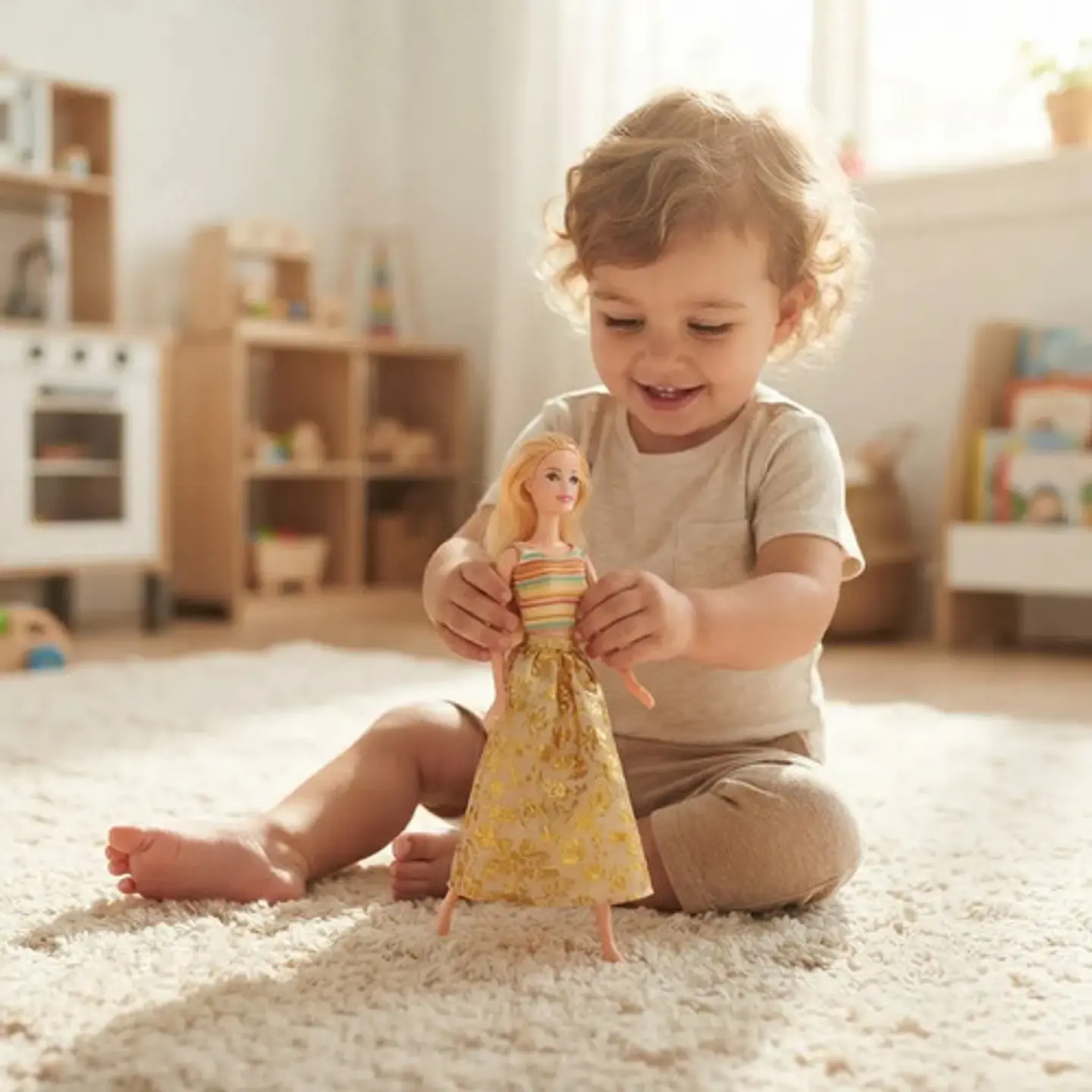 Muñeca Con Bebe Lovely Fashion Series Accesorios Surtidas 4