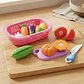 Canasta De Juguete Con Frutas Y Verduras Plásticas Para Coci - Miniatura 1
