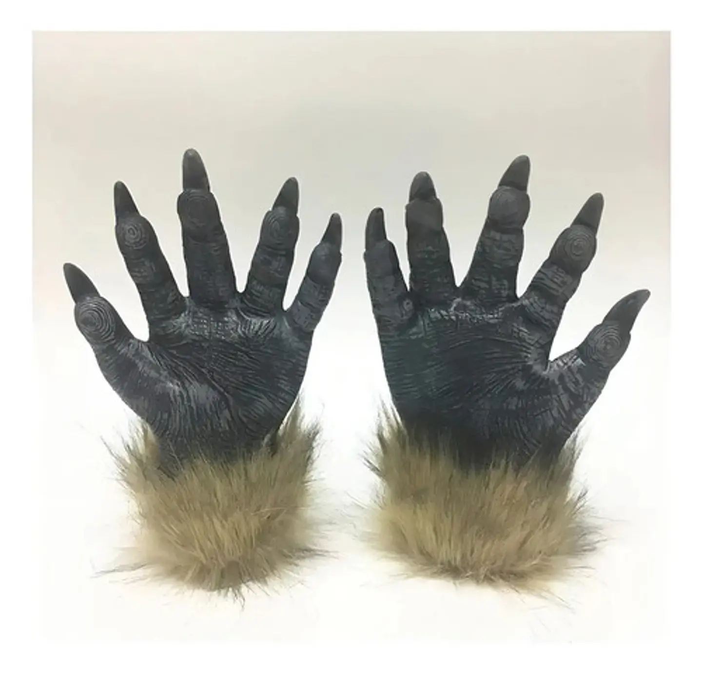 Máscara Y Guantes De Cabeza De Lobo De Halloween Disfraz 3