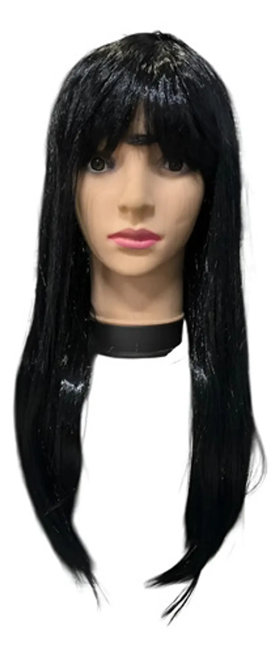 Peluca 68044 Larga  Halloween Disfraz  Amarilla Mona 10