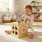 Cubo Didáctico De Madera Con Laberinto Y Reloj Para Niños - Miniatura 3