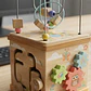 Cubo Didáctico De Madera Con Laberinto Y Reloj Para Niños - Miniatura 5