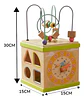 Cubo Didáctico De Madera Con Laberinto Y Reloj Para Niños - Miniatura 6