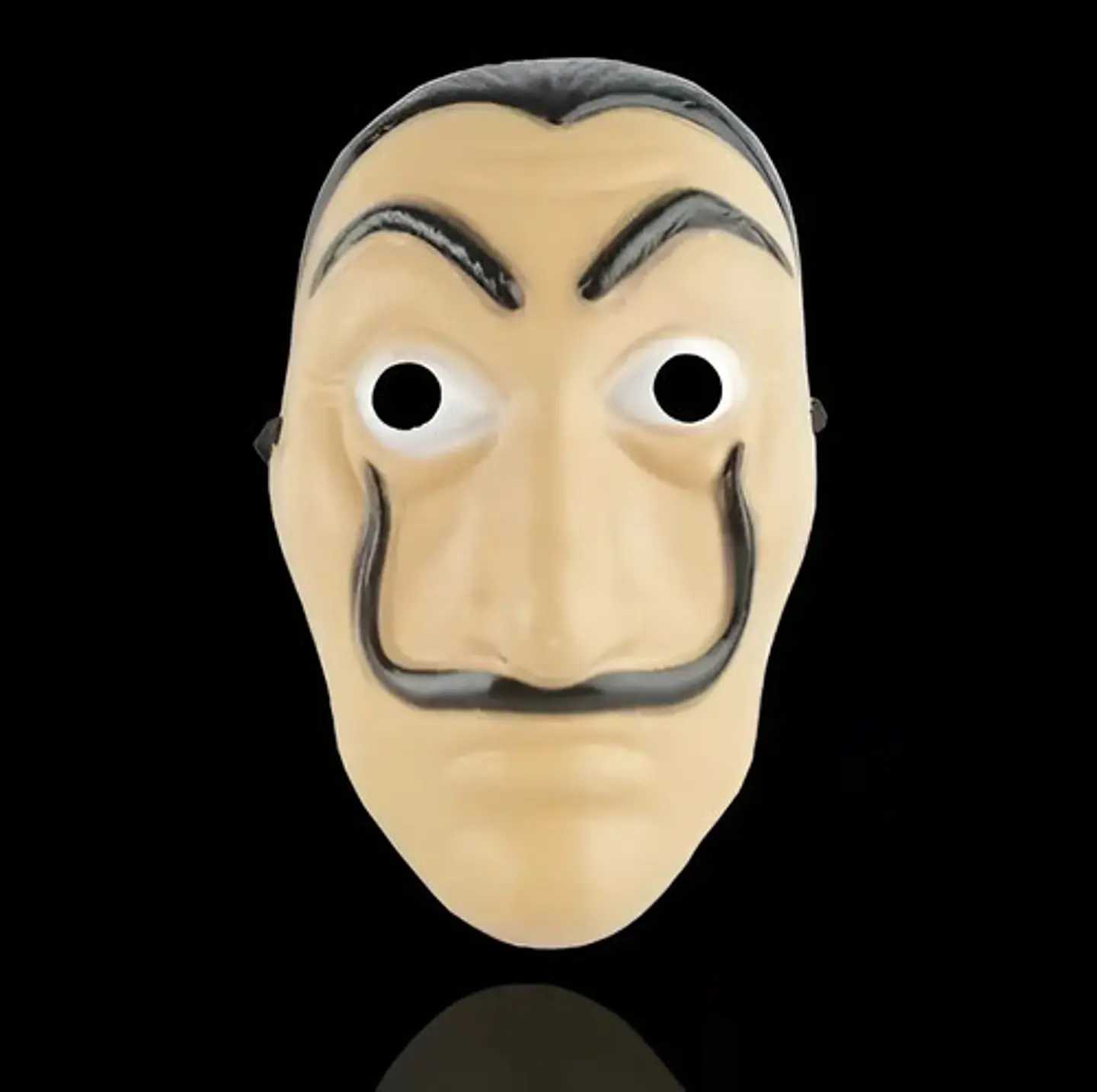 Máscara Dalí La Casa De Papel Mitad Rostro Adultos Gift Halloween Piel 1