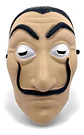 Máscara Dalí La Casa De Papel Mitad Rostro Adultos Gift Halloween Piel - Miniatura 4