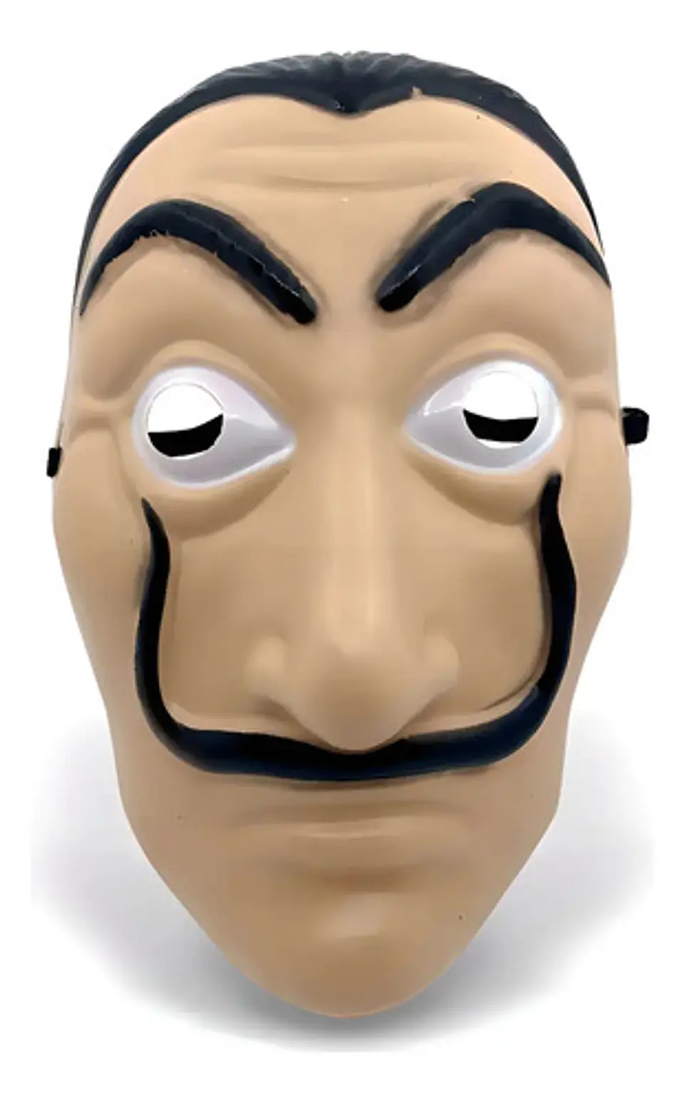 Máscara Dalí La Casa De Papel Mitad Rostro Adultos Gift Halloween Piel 4
