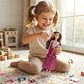 Muñeca Fashion Girl Con Accesorios Y Vestidos Surtidos Regal - Miniatura 2