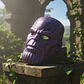 Máscara Careta Thanos Fantasy Para Halloween Avengers Fiesta - Miniatura 4