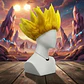 Peluca Goku Halloween Disfraz Niños Sayayin Dragon Ball Z  - Miniatura 1