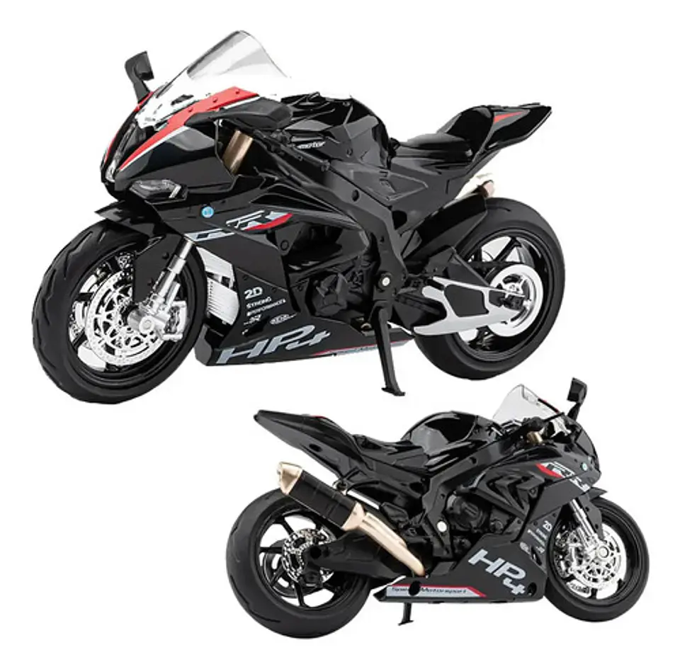 Bmw S1000rr Hp4 Race Moto Coleccion Juguete A Escala 1:12 1