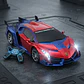 Carro Robot Transformable Control Remoto Optimus Prime Luces Rojo/azul Optimus Prime - Miniatura 2
