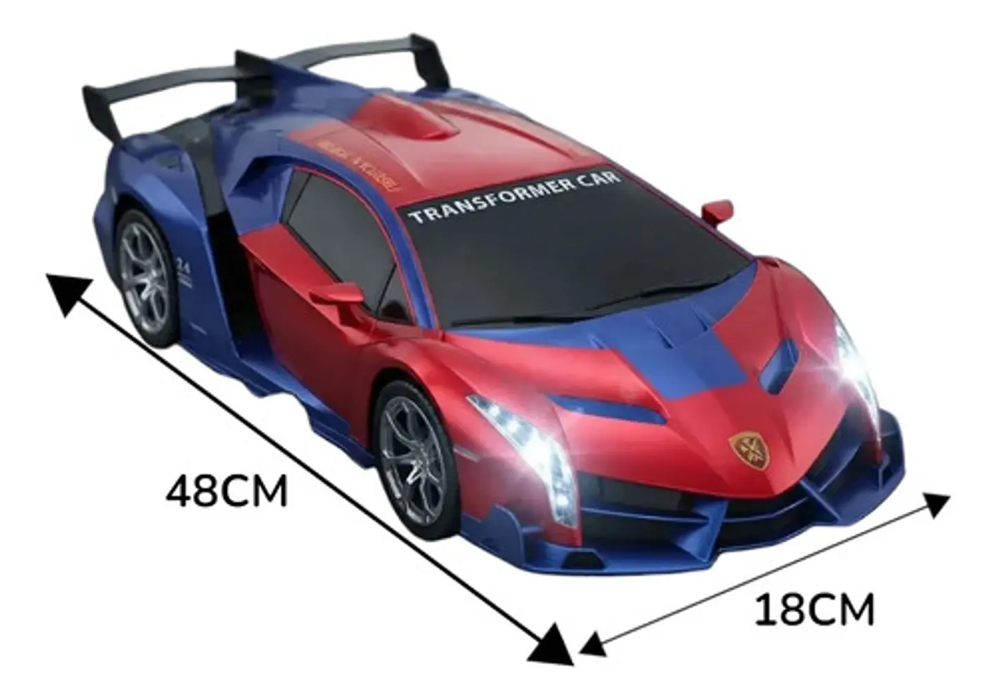 Carro Robot Transformable Control Remoto Optimus Prime Luces Rojo/azul Optimus Prime 7