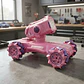 Carro A Control Remoto Chariot 2.4g Todoterreno Burbujas Rosa Chicle Carro Burbujas - Miniatura 3