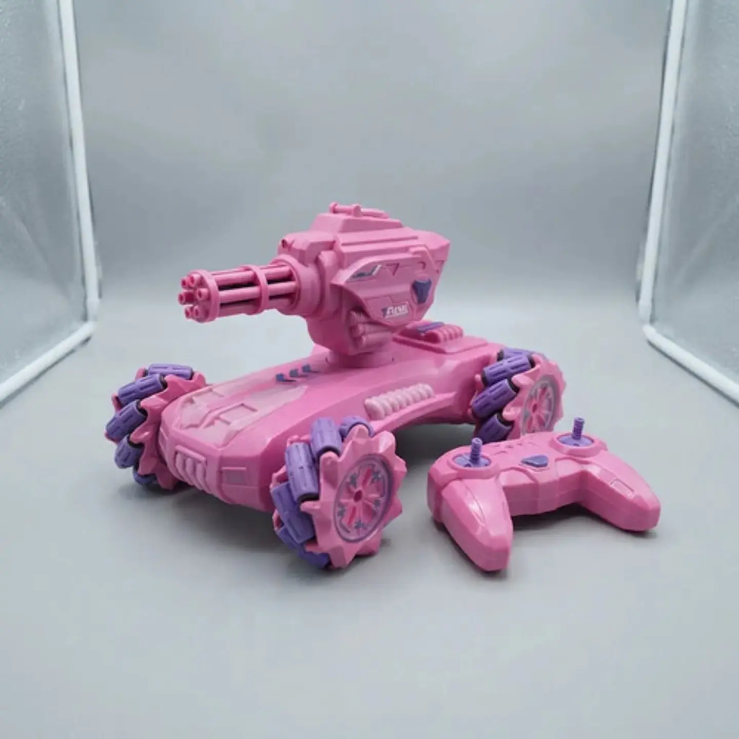 Carro Control Remoto Chariot Camión Rc Todoterreno Hidrogel Fucsia Carro Hidrogel 4