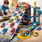 Pista Rampa Garage Para 60 Autos Tuosiqui De Juguete Azul - Miniatura 7