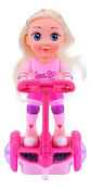 Muñeca Baile Musical Patineta Scooter Bateria Juguete Niña Morado Sport Girl - Miniatura 2