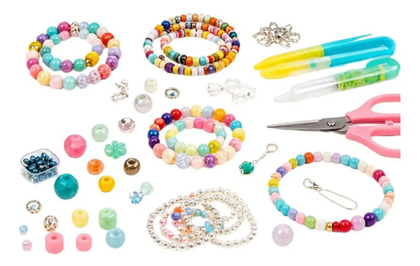 Fabrica De Pulseras P/armar Joyas Maletin Shakiras 1.000 Pcs 2