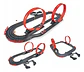 Pista De Carreras Eléctrica De 560cm 3 En 1 Con 2 Carros Negro/rojo - Miniatura 4