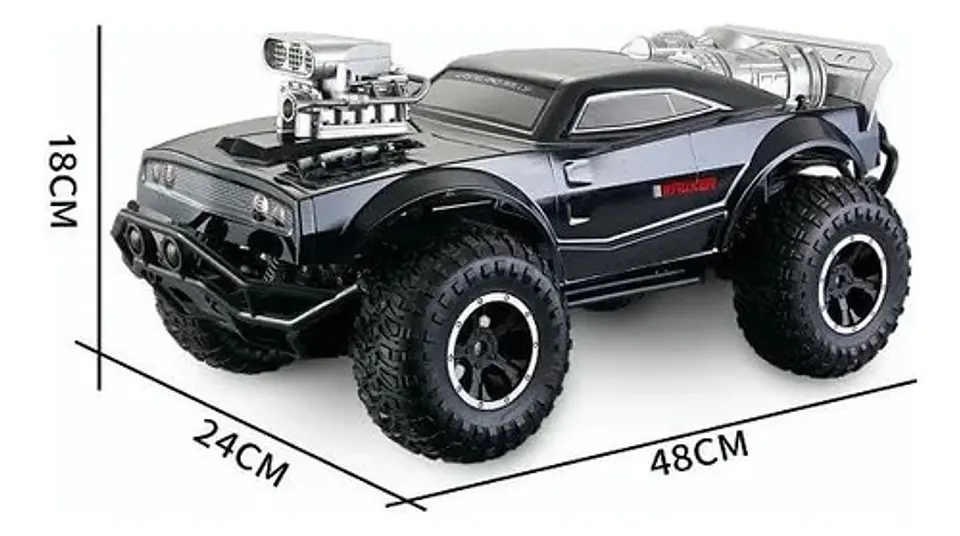 Carro Control Remoto Rock Crawler 4x4 Todoterreno 1:8 2