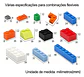Bloques de construcción creativos, kit con 1000 piezas (tamaño estándar) - Miniatura 2