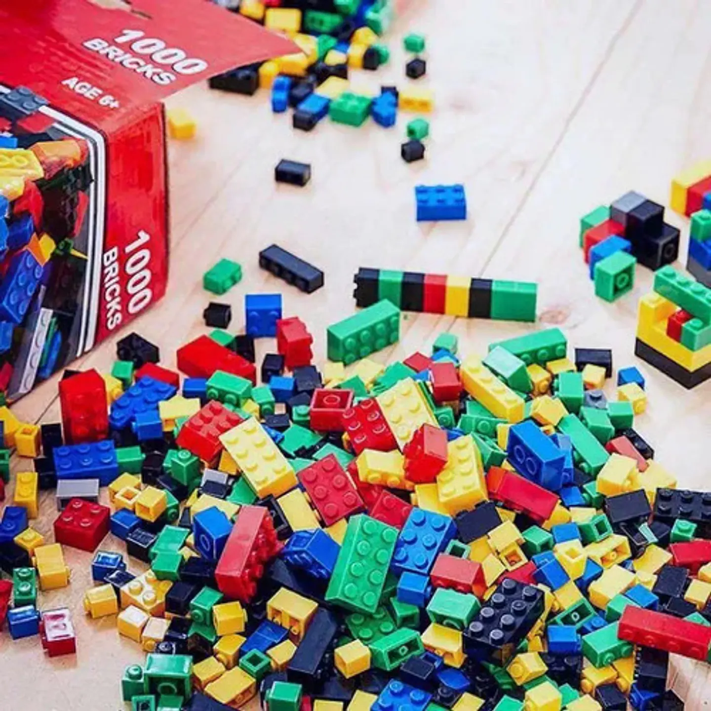Bloques de construcción creativos, kit con 1000 piezas (tamaño estándar) 10