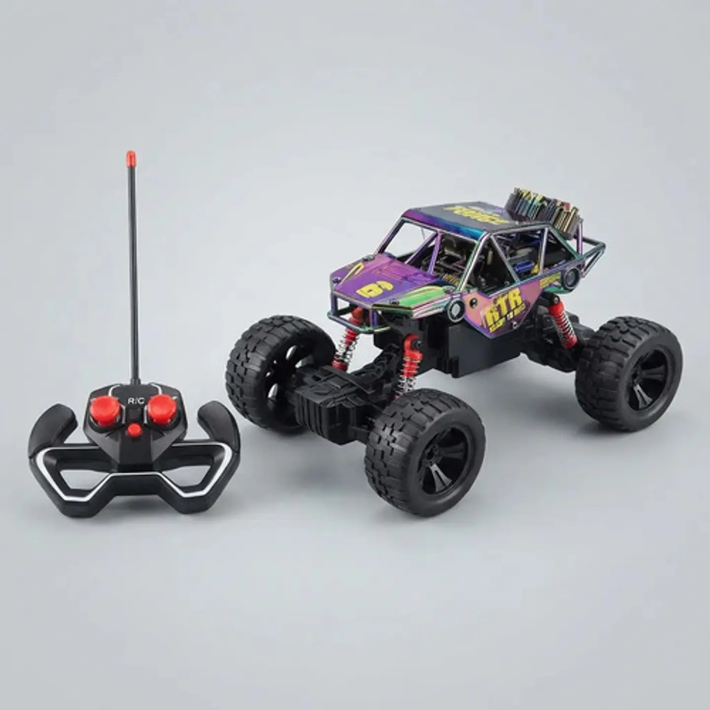 Carro A Control Remoto Todo Terreno Force 4x4 Rtr Cromado Cromado Power Force 1