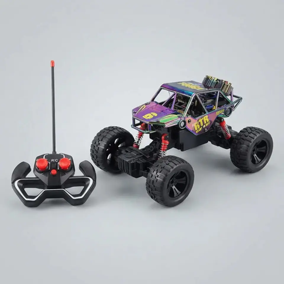 Carro A Control Remoto Todo Terreno Force 4x4 Rtr Cromado Cromado Power Force 1