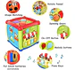 Cubo Didáctico Interactivo Huanger Actividades 5 En 1 Bebes - Miniatura 3