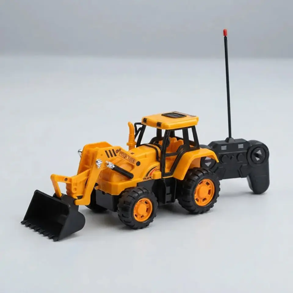 Excavadora A Control Remoto Todo Terreno Construccion Niños Amarillo Excavadora 4