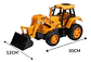 Excavadora A Control Remoto Todo Terreno Construccion Niños Amarillo Excavadora - Miniatura 5