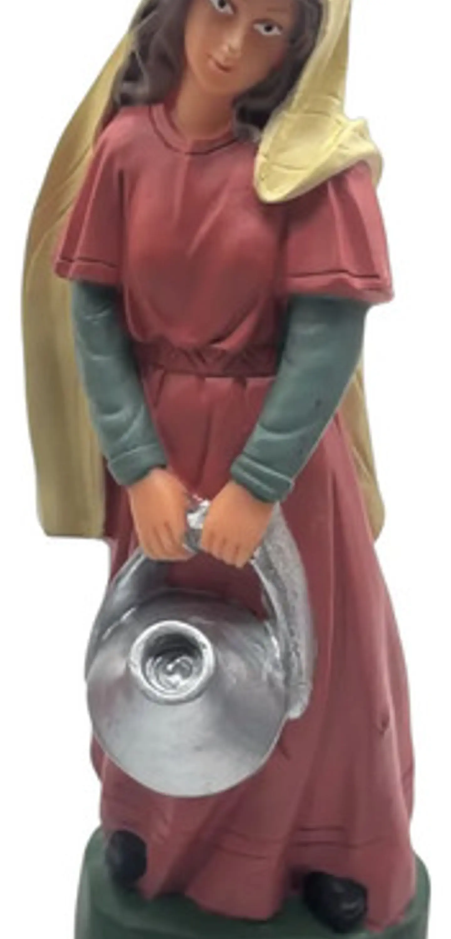 Set 3 Figuras Pesebre 2 Aldeanas Y Soldado Romano 20cm 3