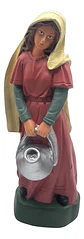 Set 3 Figuras Pesebre 2 Aldeanas Y Soldado Romano 20cm - Miniatura 3