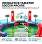 Juego De Futbolín Y Fútbol De Mesa 2 En 1 Cockatoo Para Niño Azul - Miniatura 3