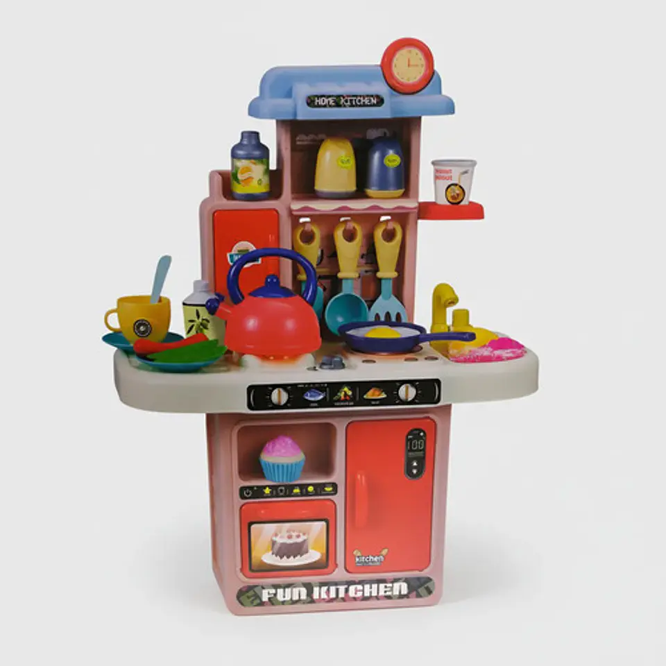 Cocina Combo Agua Sonidos Cocina Infantil Niñas Juguete 34pz 1