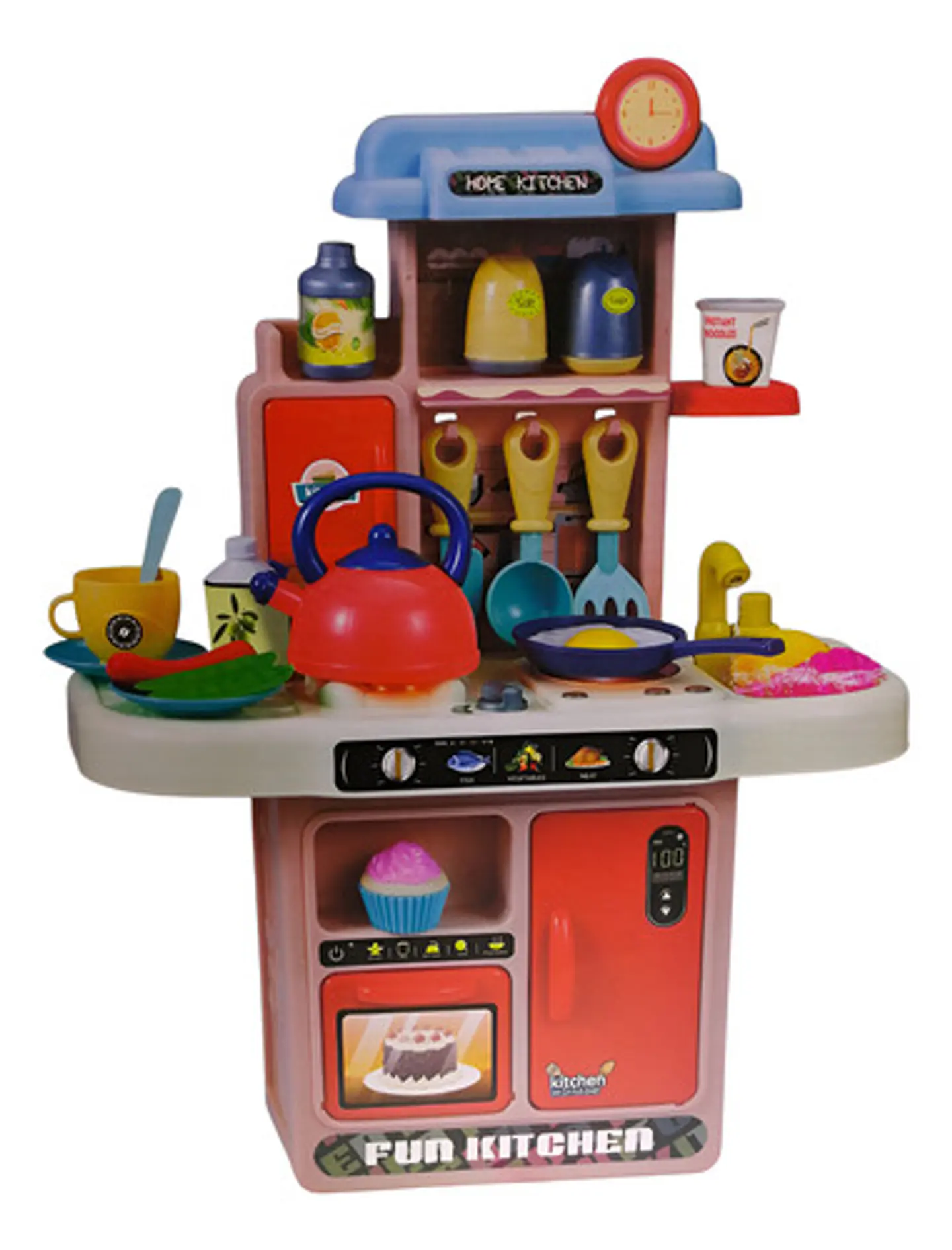Cocina Combo Agua Sonidos Cocina Infantil Niñas Juguete 34pz 2