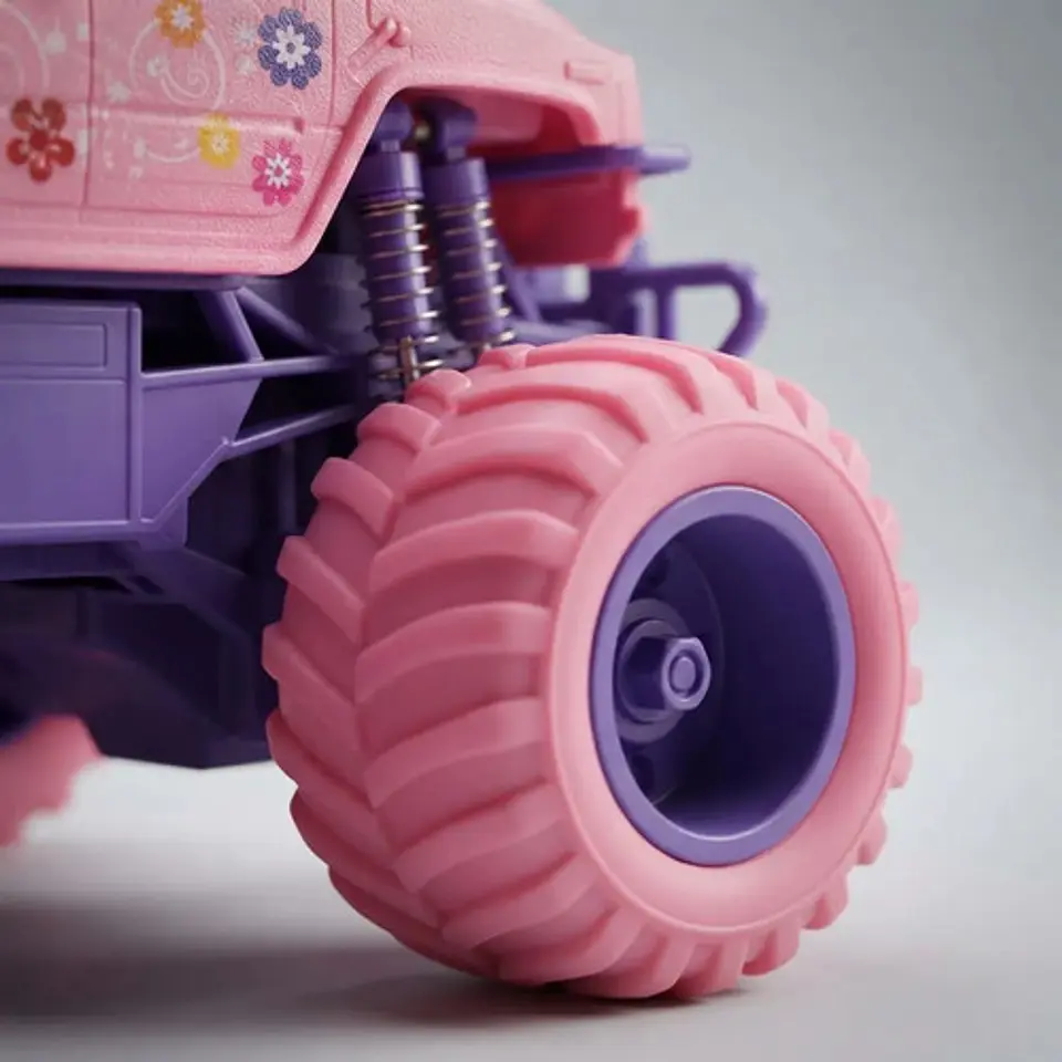 Carrito De Control Remoto Recargable 4x4 Jeep Monster Truck 4